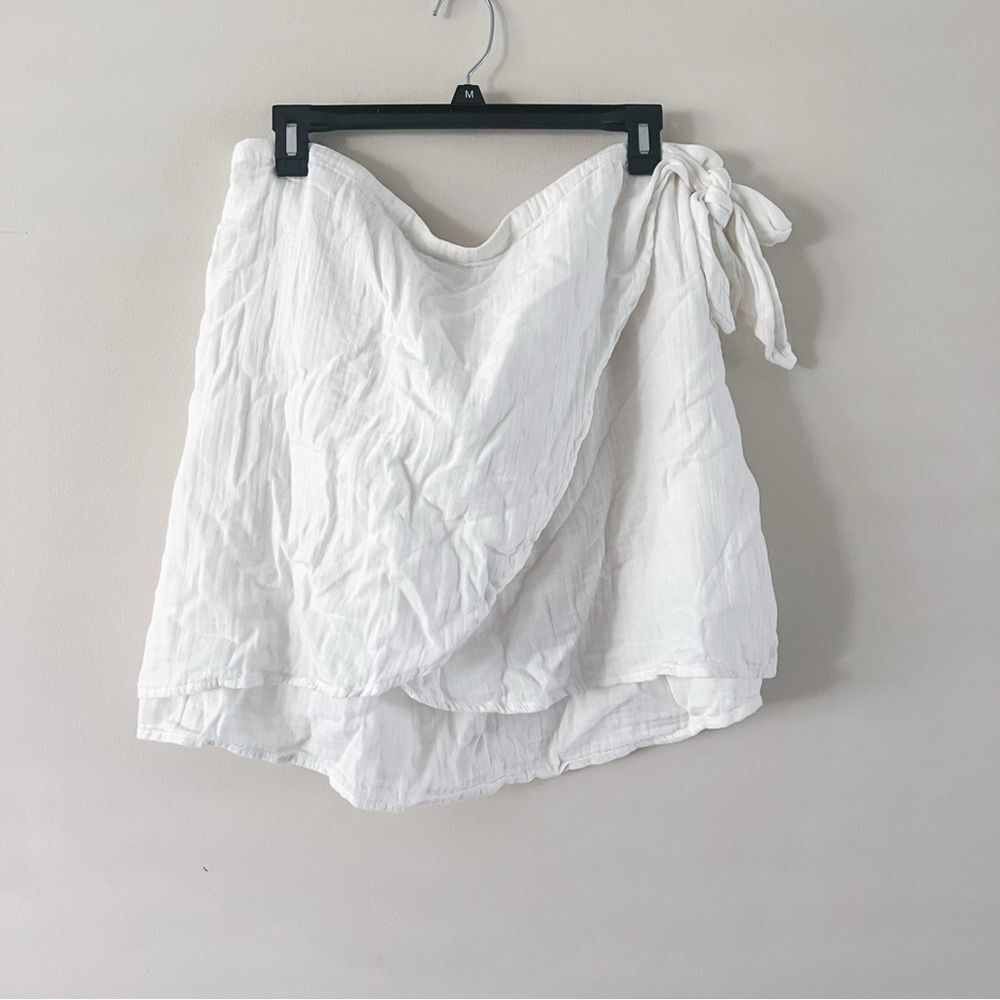 White Wrap Skirt